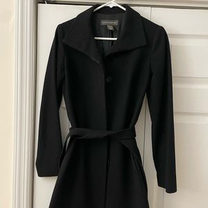 Women’s black wool coat